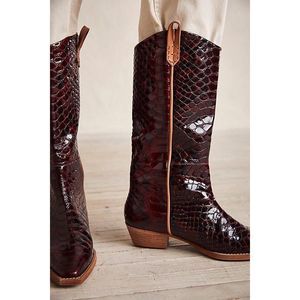 New Free People X We The Free Montage Tall Boots Size 36 1/2